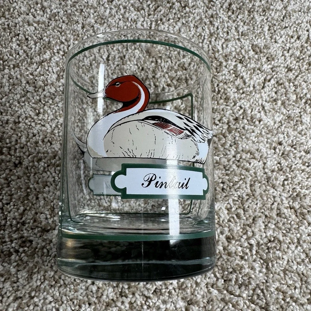 VTG Georges Briard‎ Double Old Fashioned Cocktail Duck Glasses Set Of 3